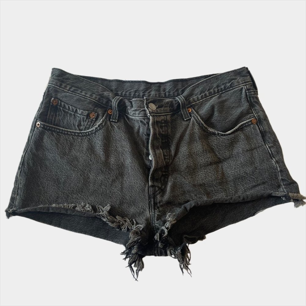 Levi's cutoff denim shorts